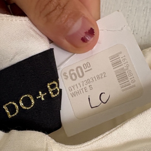 DO+BE White One-Shoulder Ruffle Mini Dress - Picture 2 of 6